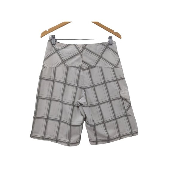 Hurley Boardshorts‎ Swimsuit Swim Trunks Mens 29 White Gray Check Beach Pool - Picture 2 of 9